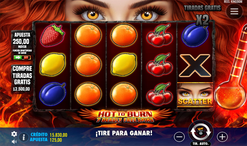 Hot to Burn - 7Deadly Free Spins