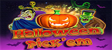 ¡Te esperan premios aterradores!<br/>
¡Halloween Pick'em, el nuevo juego de tragamonedas Pick'em de Caleta está inspirado en la tragamonedas más famosa de América Latina! Con pagos de hasta cien veces la apuesta con el clásico Bono de Halloween. ¿Tienes miedo? Así que ven a disfrutar de tus premios con vampiros, fantasmas y brujas clásicos