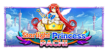 Viaje de regreso al castillo flotante de la familia real en Starlight <br/>
Regresa al reino flotante de las princesas en la última entrega de la serie Starlight Princess, en una trepidante tragamonedas 3×3 con 27 formas de ganar. El símbolo de la estrella azul es el ícono más valioso de este juego, mientras que tanto los giros dobles como los giros gratis están presentes en el título. Si un Scatter de princesa aterriza solo en el carrete central, se activa la función de doble giro del Scatter, manteniéndolos en su lugar mientras los otros carretes giran. Three Scatters inicia la ronda de giros gratis, comenzando con un minijuego de doble giro, que indica la cantidad de giros para iniciar el bono.