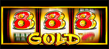 Vive los días de gloria de las máquinas tragaperras mecánicas de confianza en 888 Gold, la slot clásica de 3x3 y 5 líneas de pago. El 8 es WILD y sustituye a todos los símbolos. ¡Atrapa la fortuna acertando líneas completas de 8 que pagan hasta 6000!
